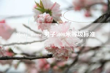 南京男子5000米等级标准