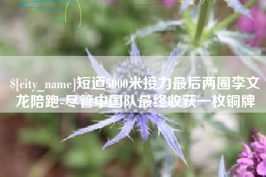 南京短道5000米接力最后两圈李文龙陪跑-尽管中国队最终收获一枚铜牌