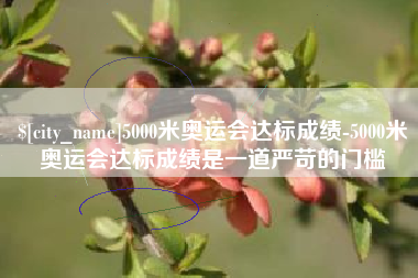 南京5000米奥运会达标成绩-5000米奥运会达标成绩是一道严苛的门槛