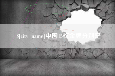 南京中国15枚金牌分别是