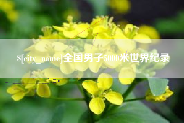 南京全国男子5000米世界纪录