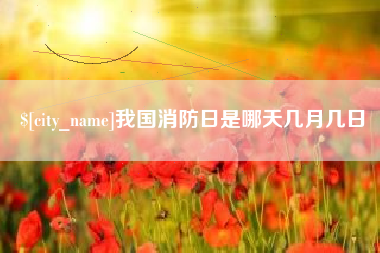 南京我国消防日是哪天几月几日