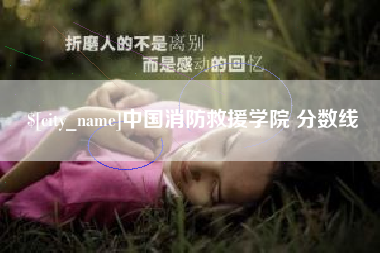 南京中国消防救援学院 分数线