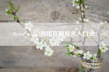 南京消防官网报名入口2023