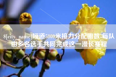南京短道5000米接力分配圈数-每队由多名选手共同完成这一漫长赛程