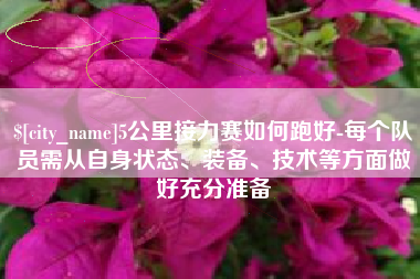 南京5公里接力赛如何跑好-每个队员需从自身状态、装备、技术等方面做好充分准备