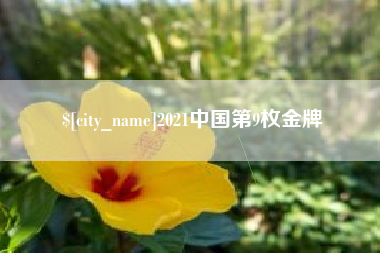 南京2021中国第9枚金牌
