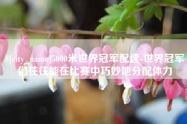 南京5000米世界冠军配速-世界冠军们往往能在比赛中巧妙地分配体力