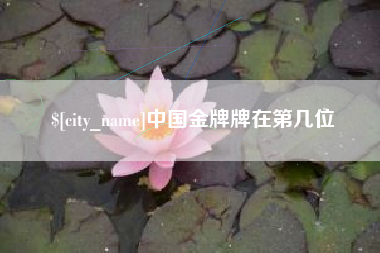 南京中国金牌牌在第几位