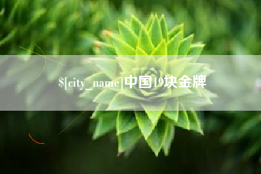 南京中国19块金牌