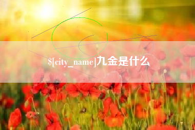 南京九金是什么