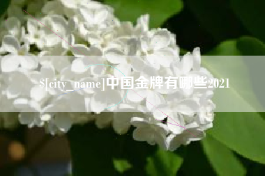 南京中国金牌有哪些2021