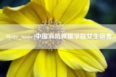 南京中国消防救援学院女生宿舍