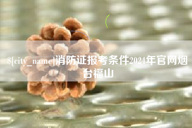 南京消防证报考条件2024年官网烟台福山