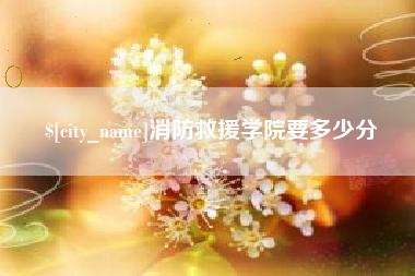南京消防救援学院要多少分